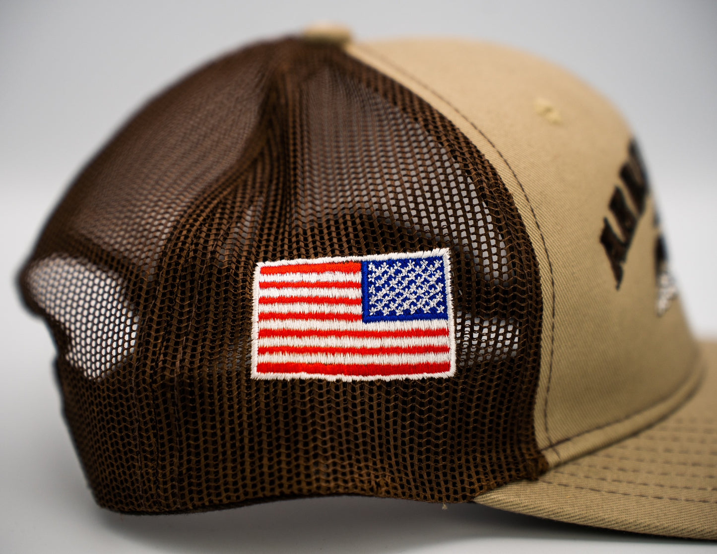 Espresso Brown & Tan Trucker Hat