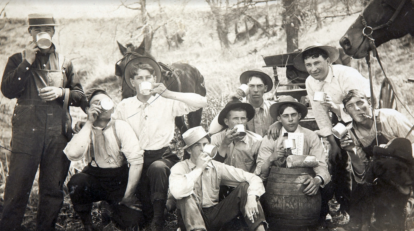 Archival photograph from the American frontier era